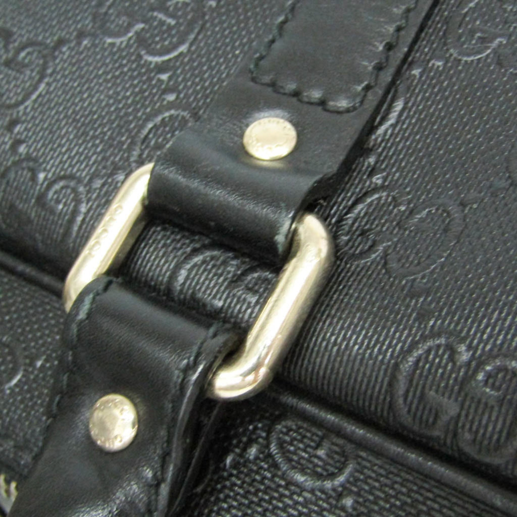 Gucci GG Embossed · Leather Briefcase