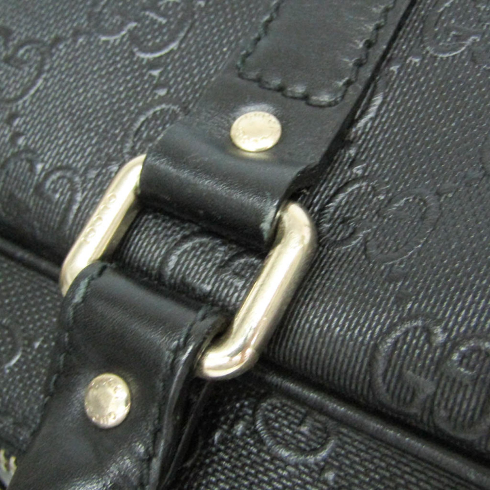Gucci GG Embossed · Leather Briefcase