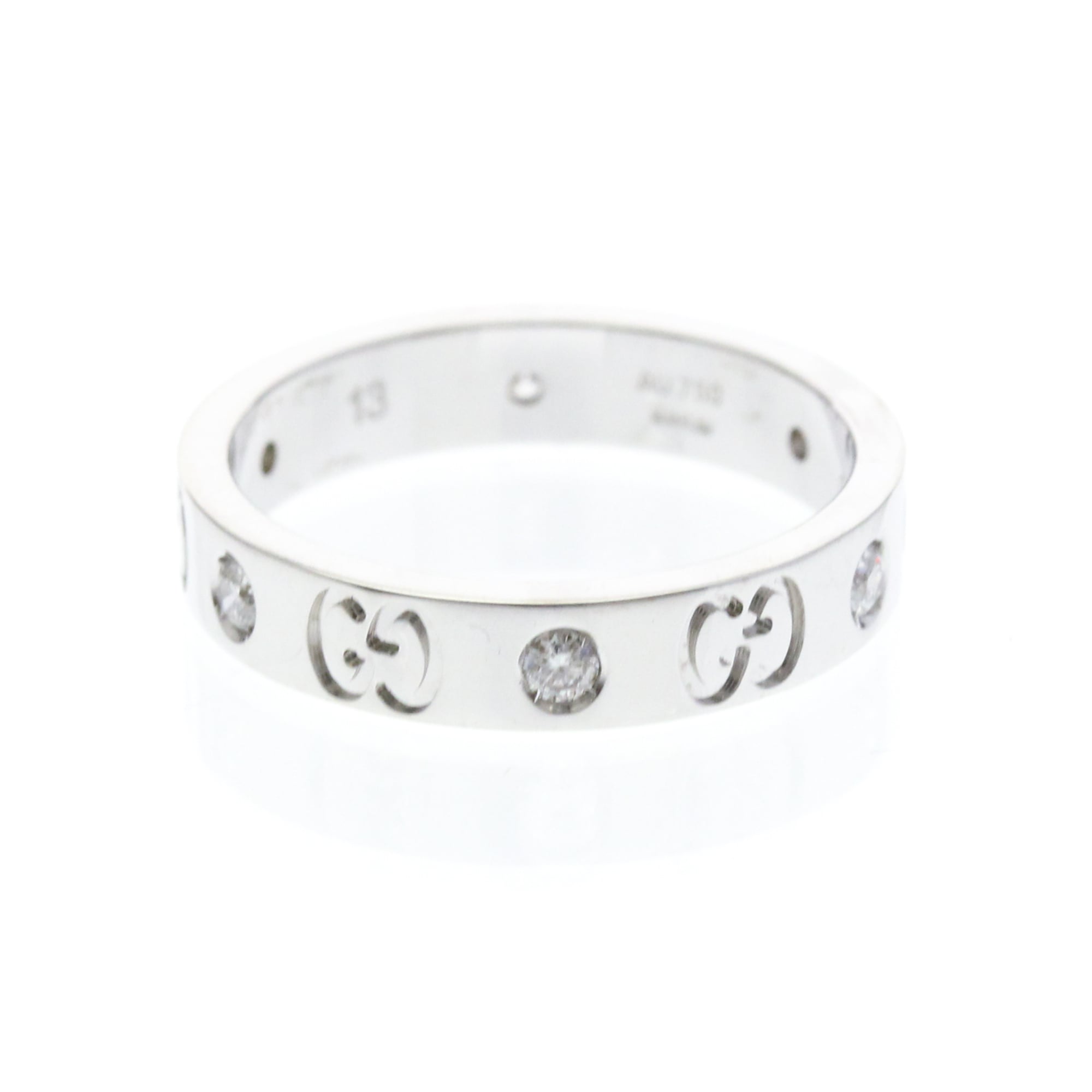 Gucci Icon · Diamond · 18K White Gold