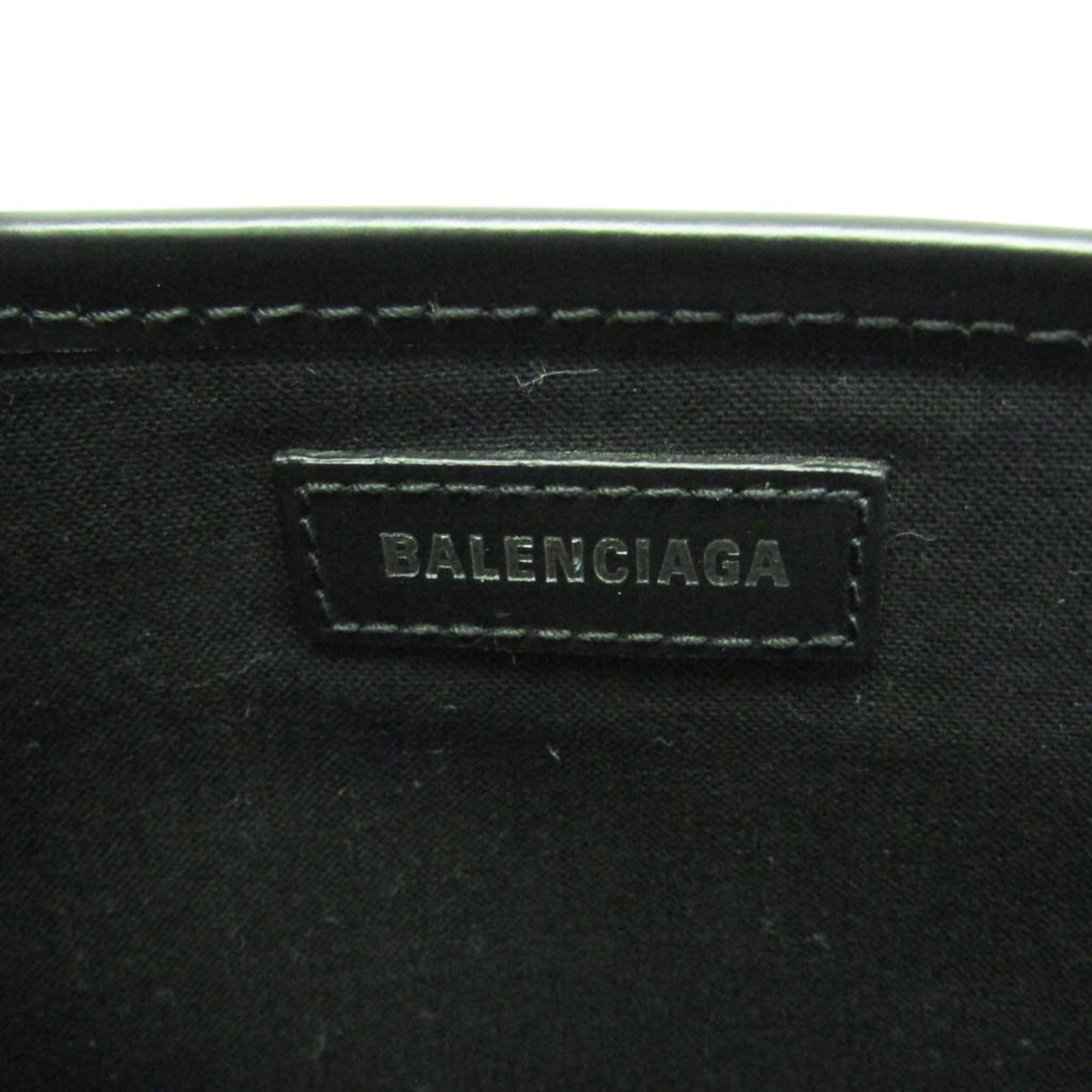 Balenciaga Navy Cabas S · Canvas & Leather