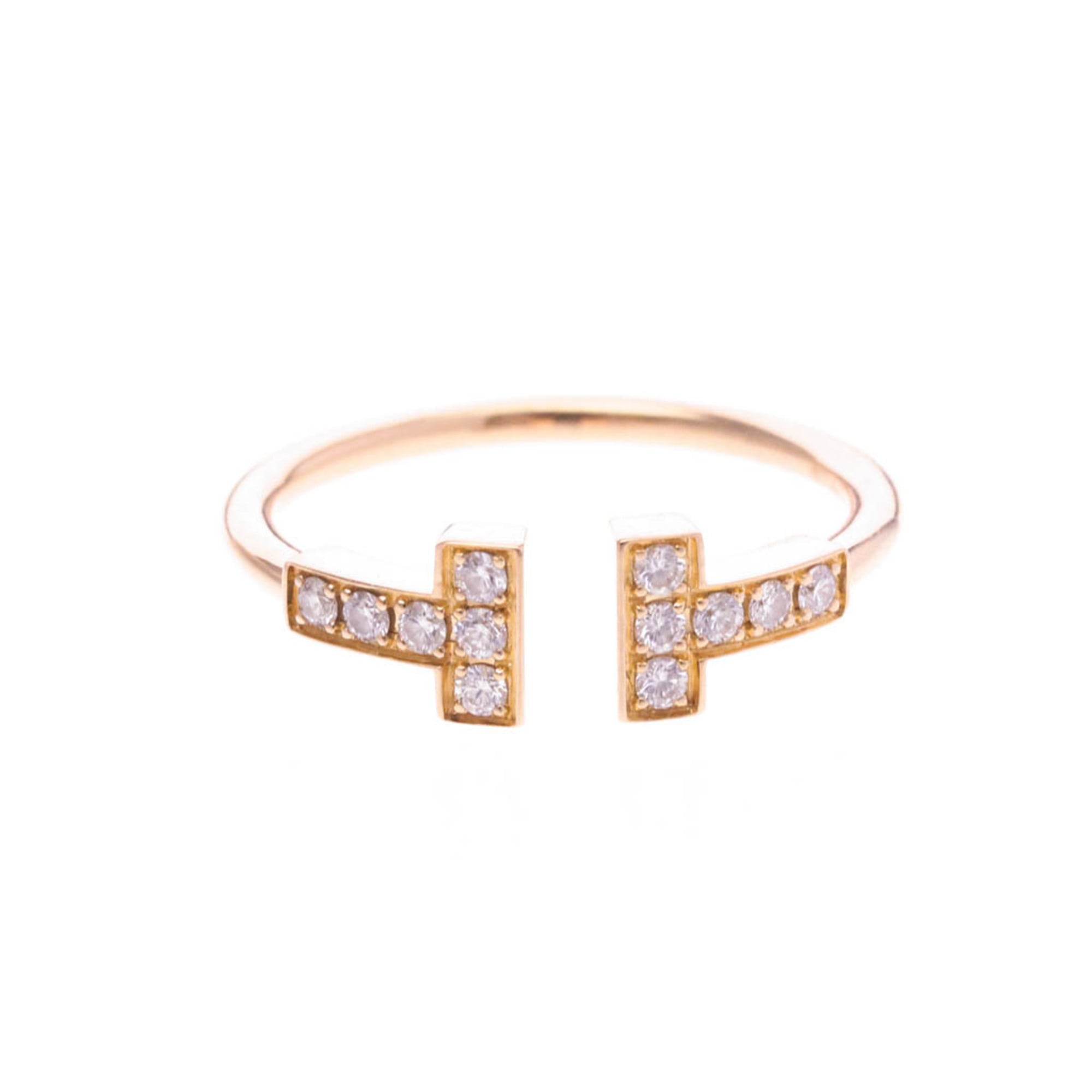 Tiffany T Wire · Rose Gold · Diamond
