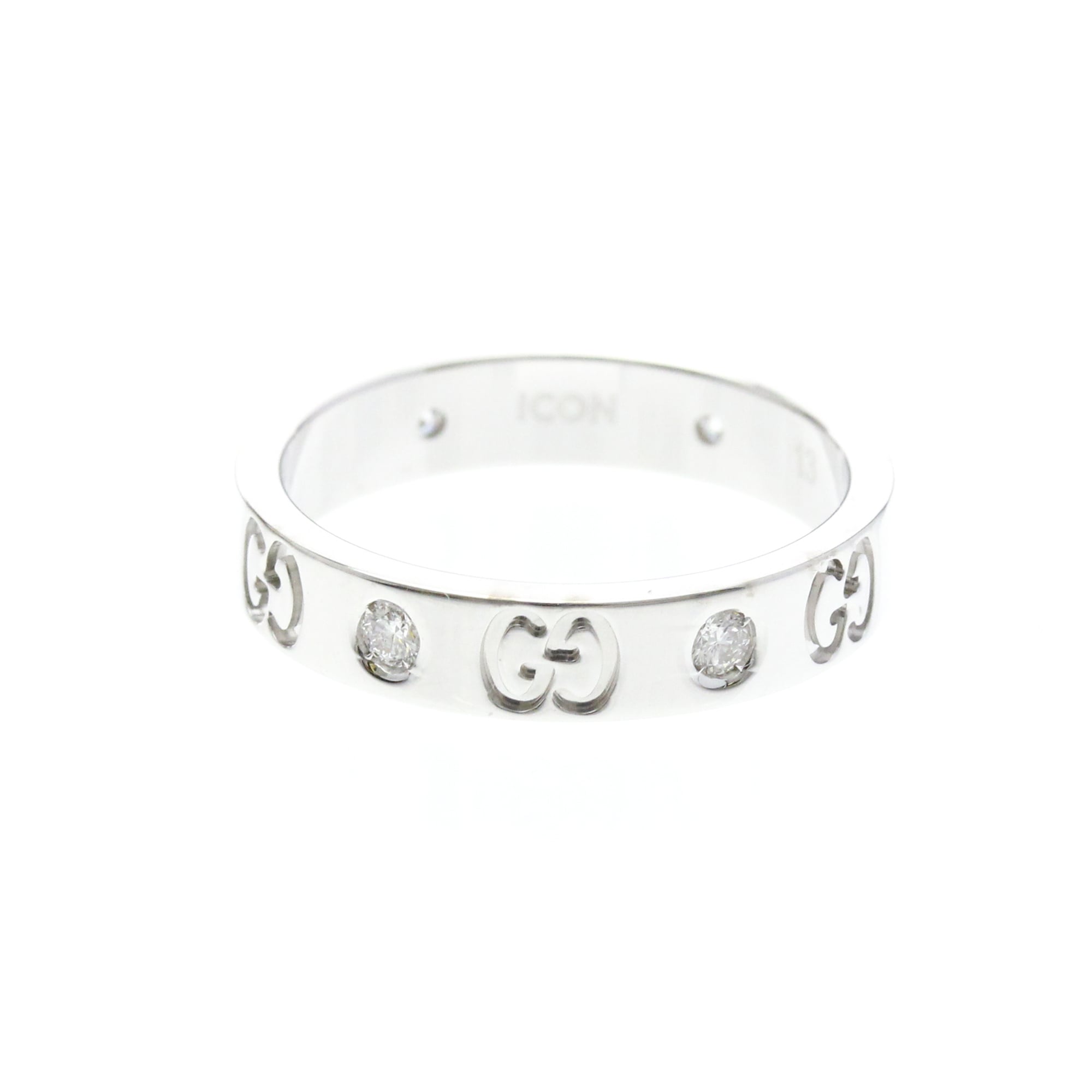 Gucci Icon · Diamond · 18K White Gold