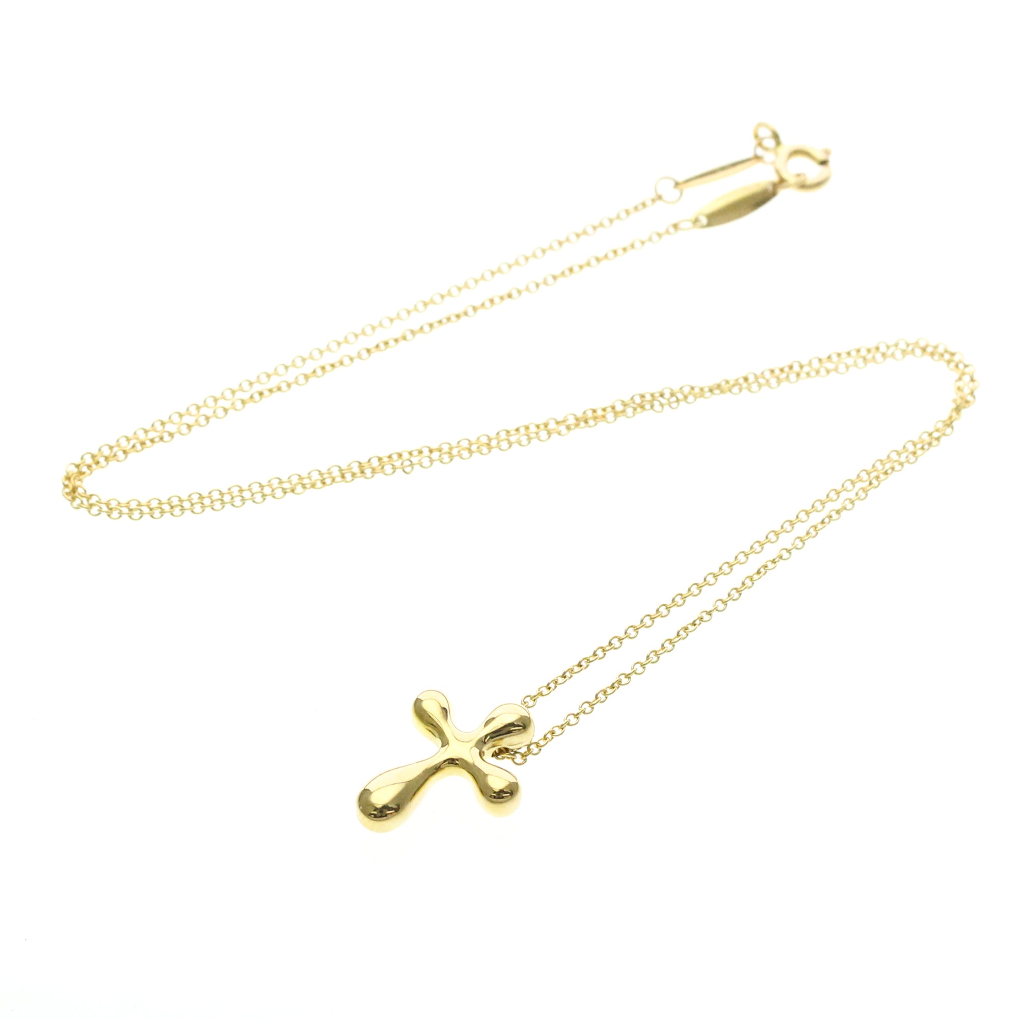 Tiffany Small Cross · 18K Yellow Gold