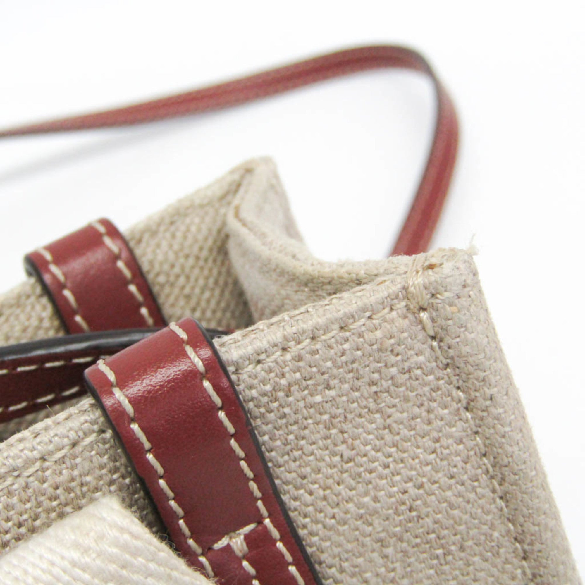 Chloé Woody Mini · Canvas & Leather