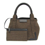 Balenciaga Navy Cabas S · Wool & Leather