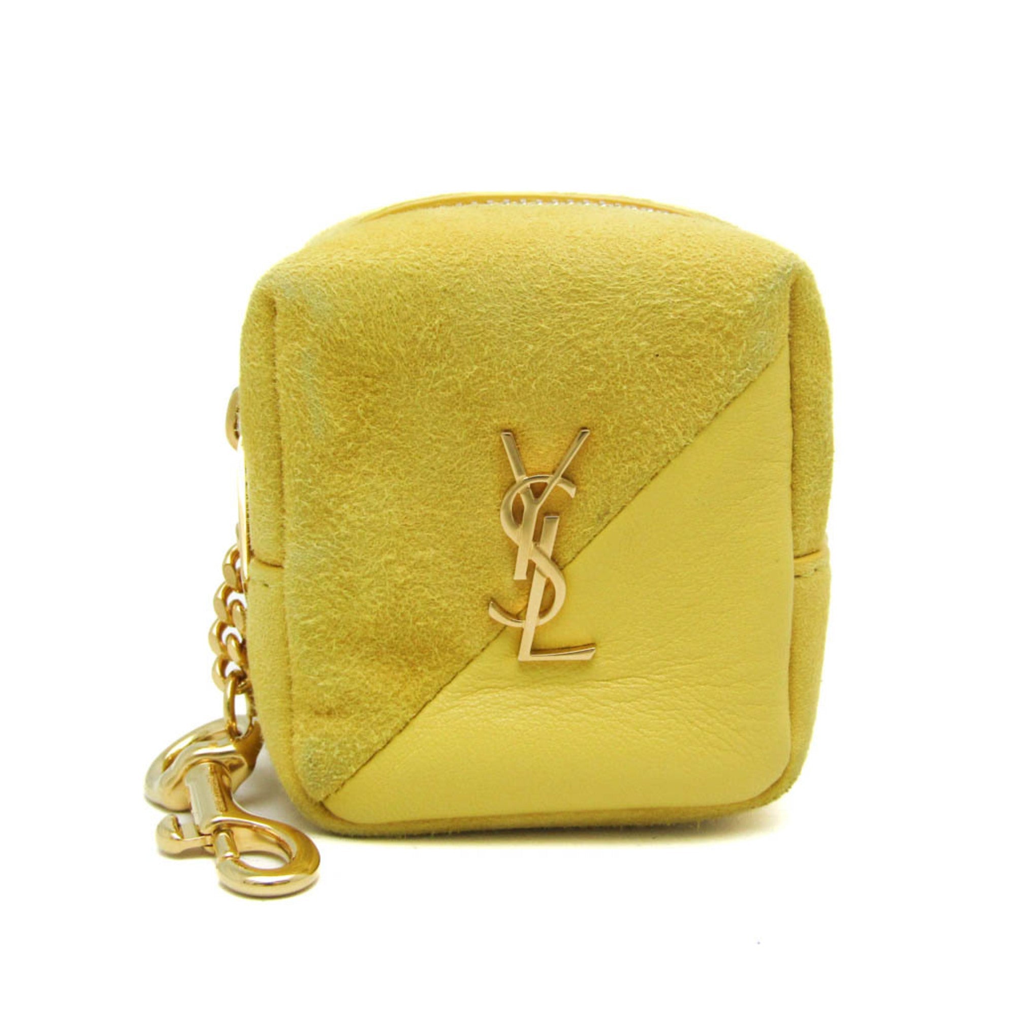 Yves Saint Laurent Cube Charm · Suede