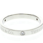Tiffany Flat Band · Diamonds · Platinum