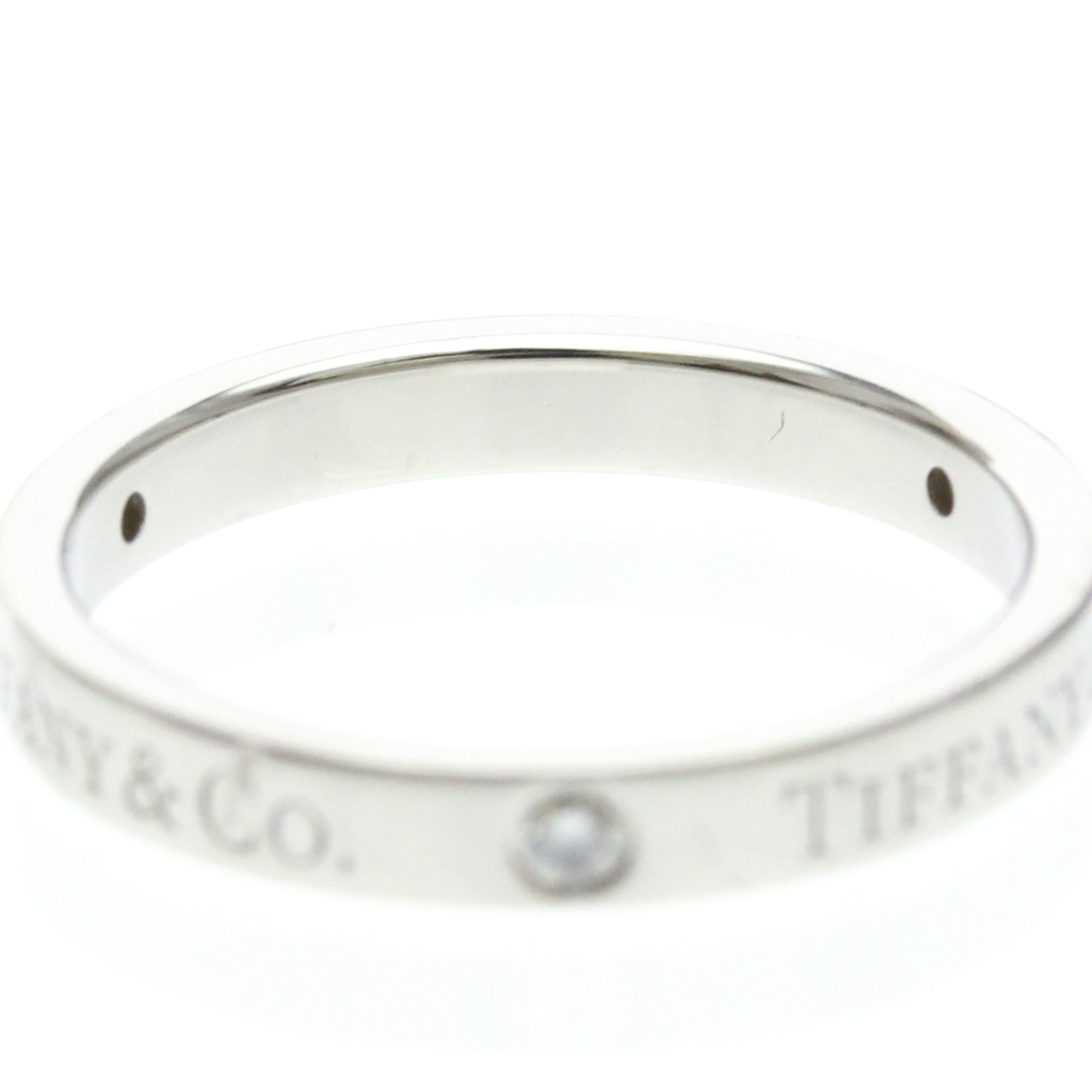 Tiffany Flat Band · Diamonds · Platinum