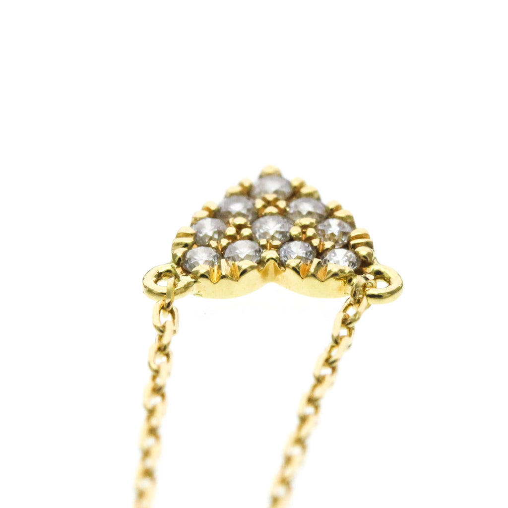AHKAH Heart Pavé · 18K Yellow Gold · Diamond