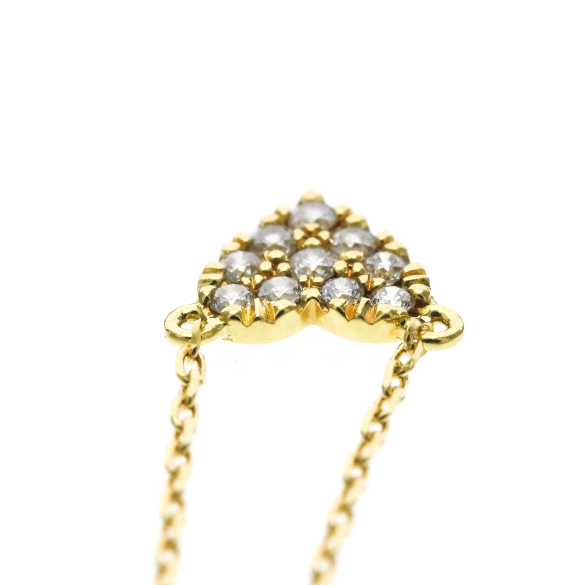 AHKAH Heart Pavé · 18K Yellow Gold · Diamond