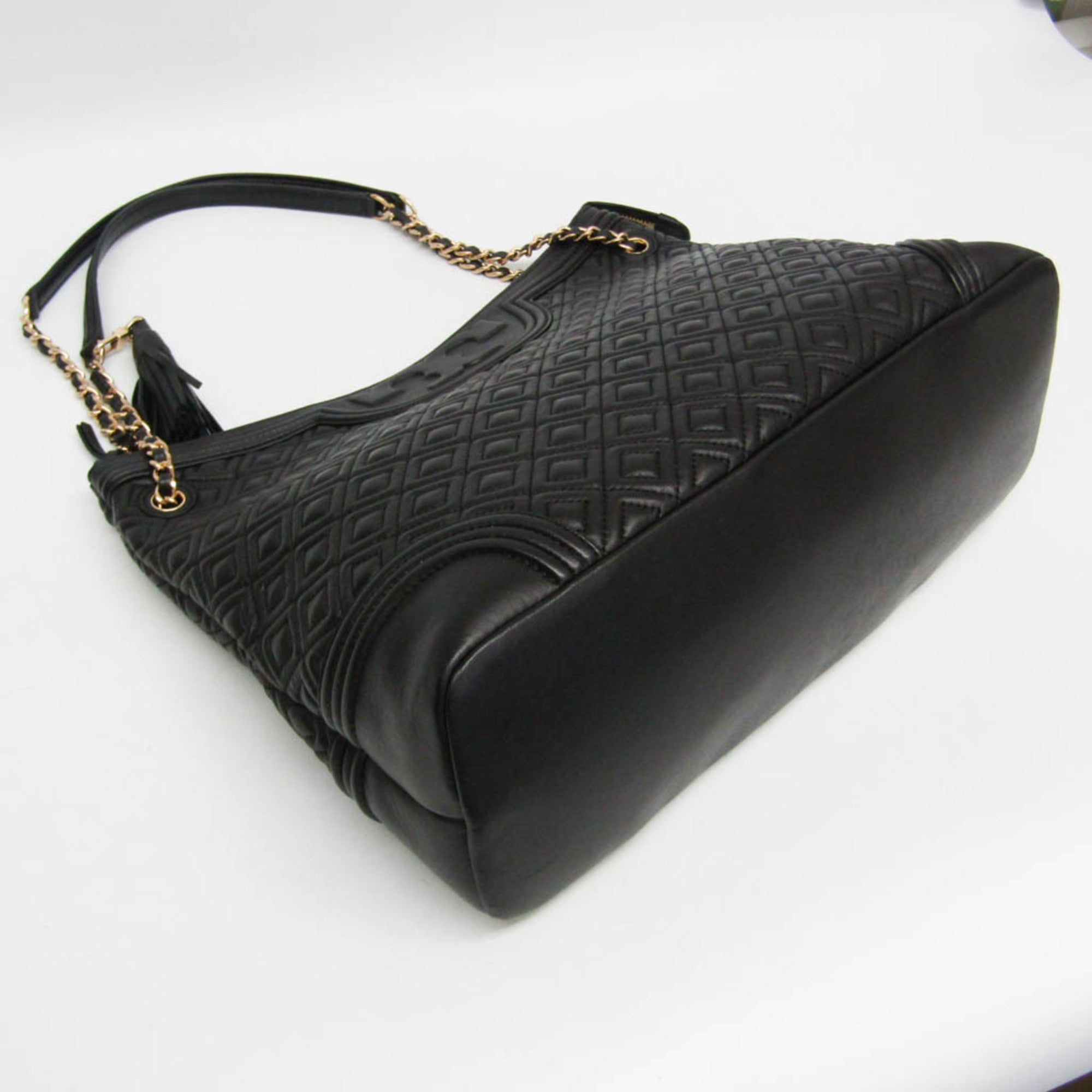 Tory Burch Quilted Chain · Leather Tote