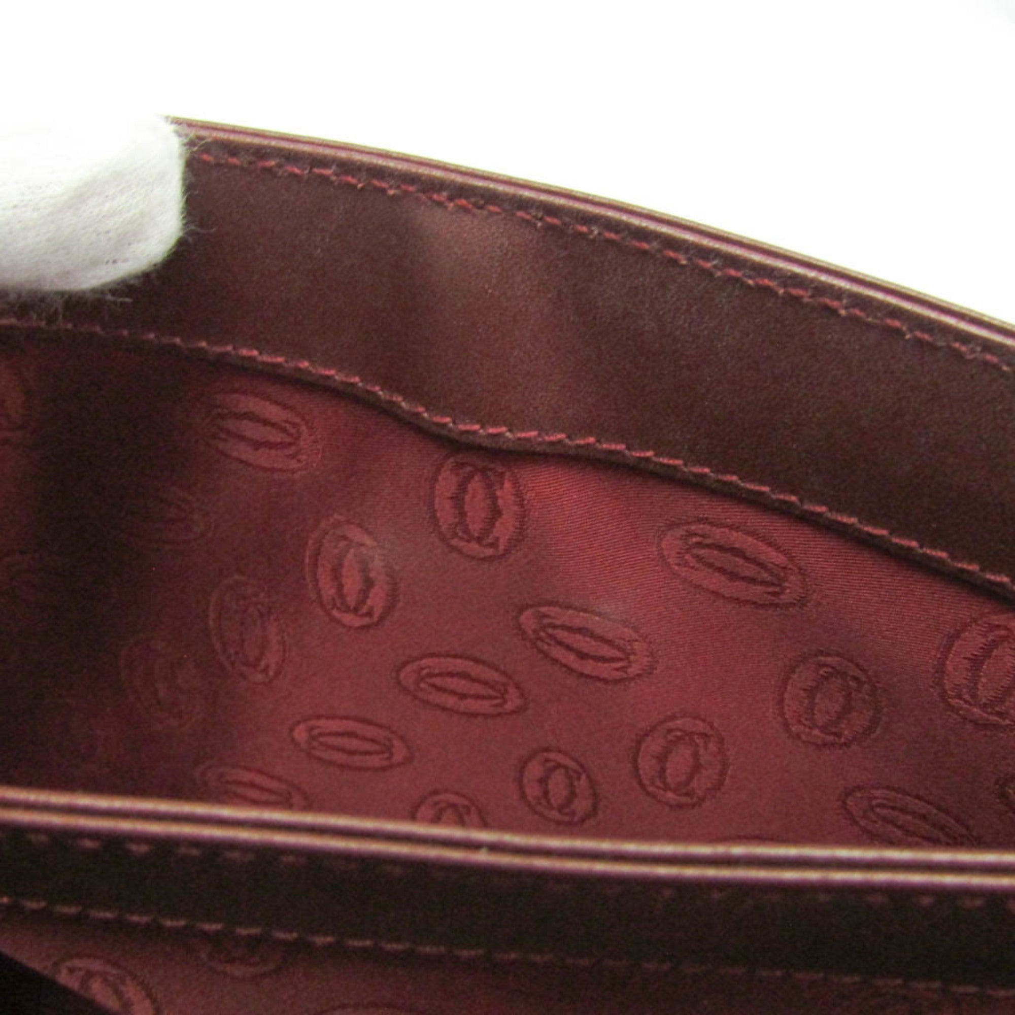 Cartier Must · Leather · Bordeaux