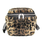 Celine Fluffy Box · Leopard Faux Fur