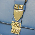 Prada Electra Studs · Leather Shoulder Bag