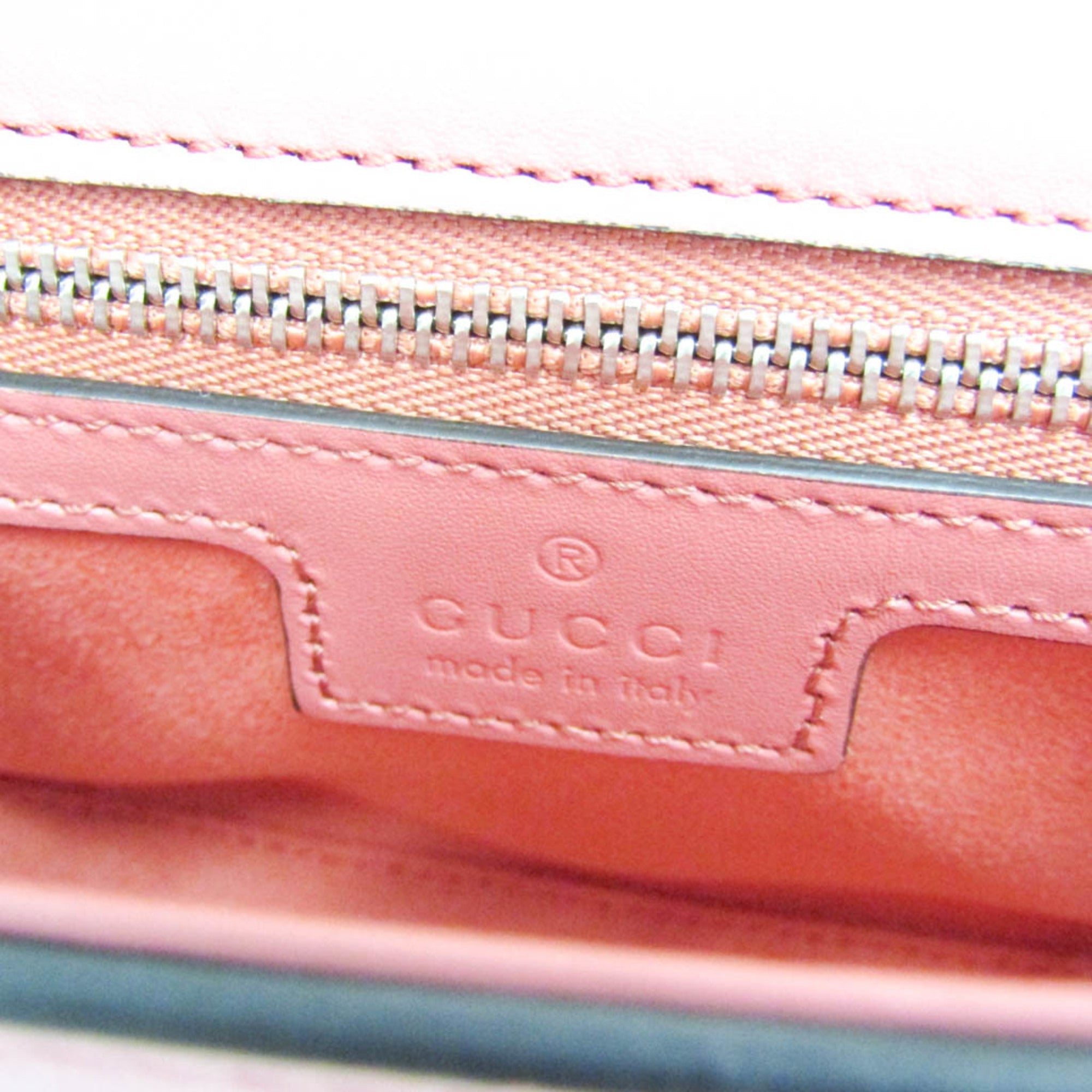 Gucci Double G · Leather Shoulder Bag