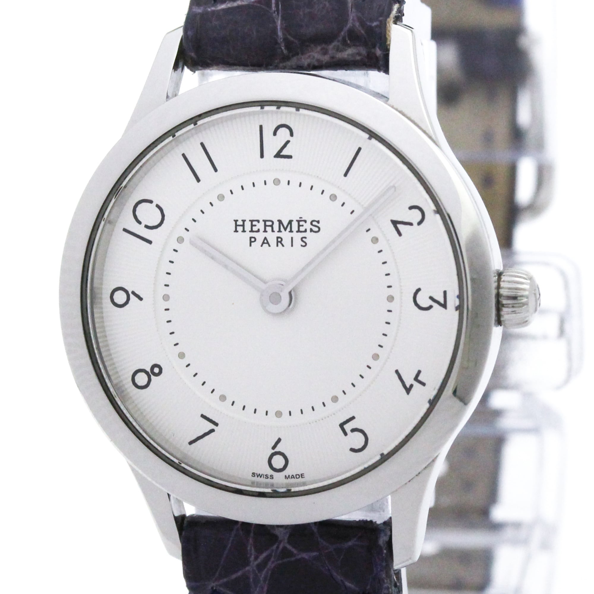 Hermes Slim D'Hermes · Steel · Quartz