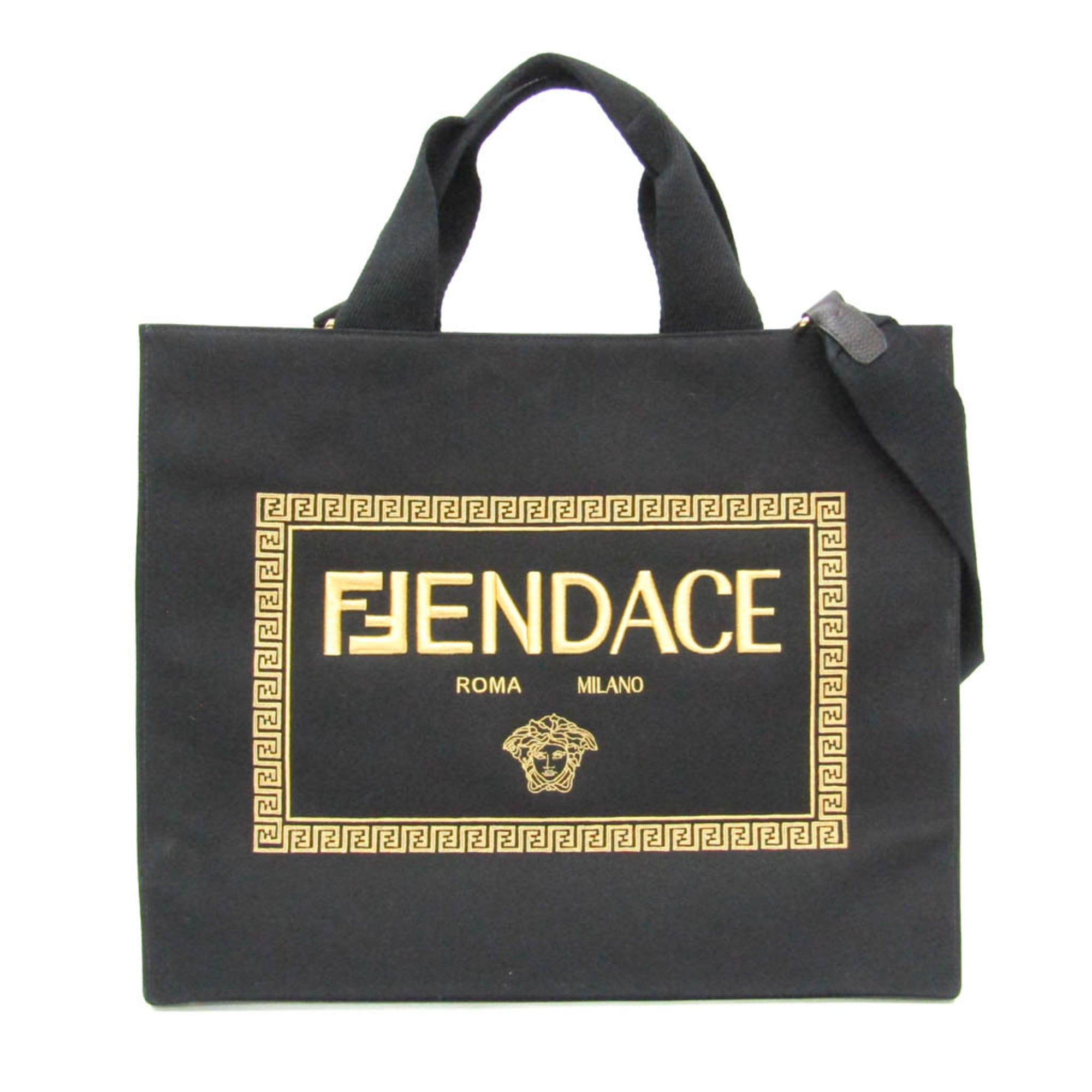 Fendi x Versace Fendace · Canvas Tote