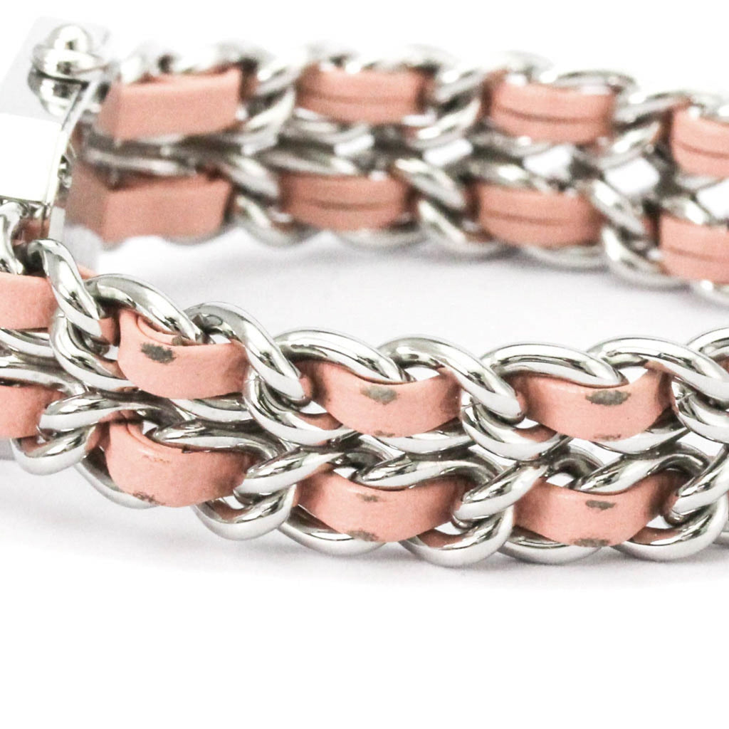 Chanel Premiere Lock · Steel · Mother-of-Pearl