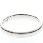 Tiffany Milgrain Band Ring · Platinum