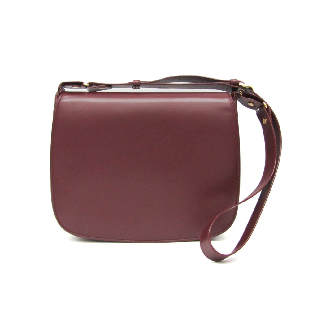 Cartier Must · Leather Shoulder Bag · Bordeaux
