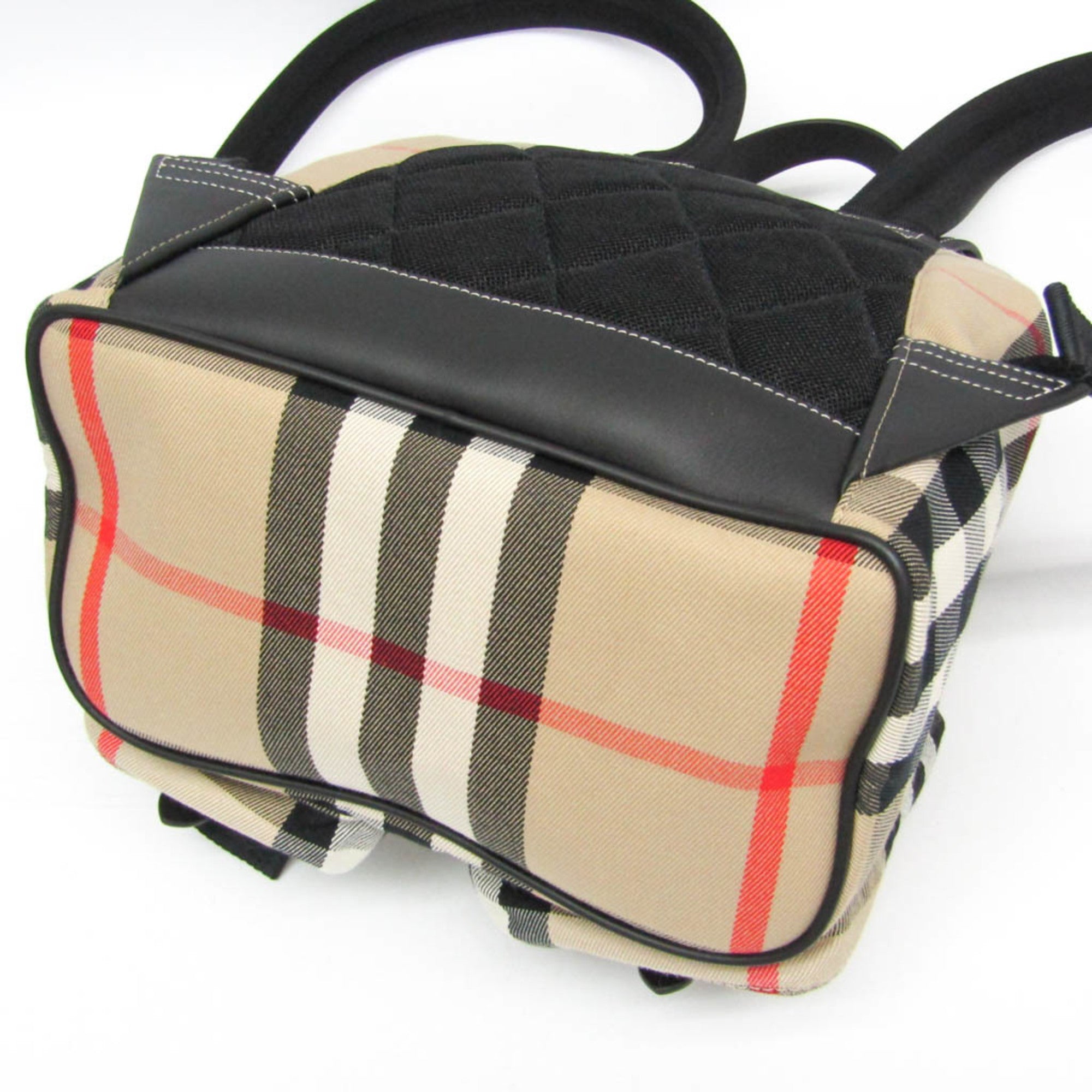 Burberry Enfild · Check Canvas & Leather