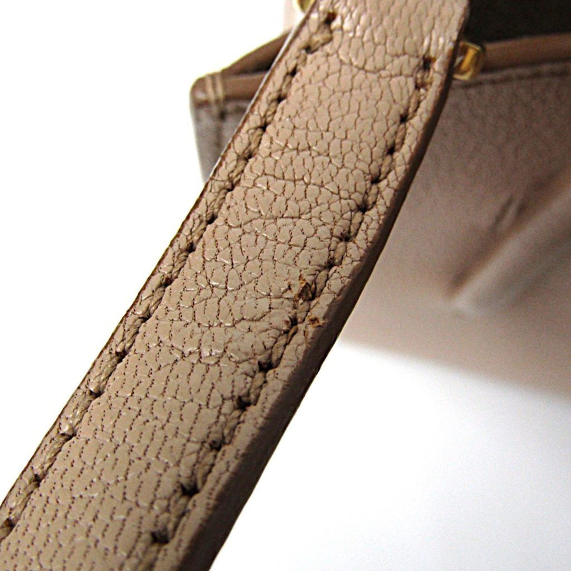 Miu Miu Madras · Leather Shoulder Bag