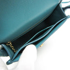 Coach Turn Lock · Leather Shoulder Bag