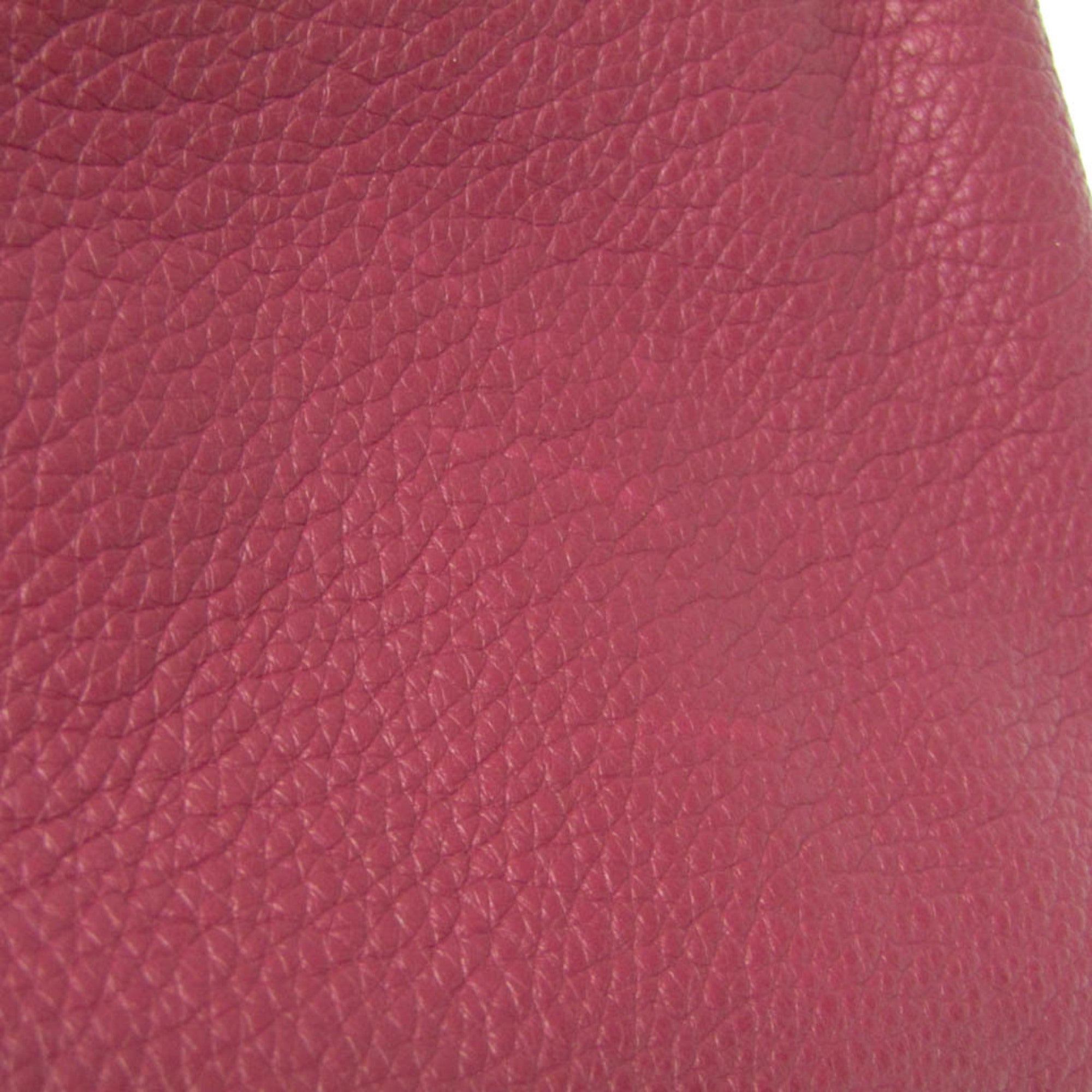 Fendi · Leather Handbag · Bordeaux