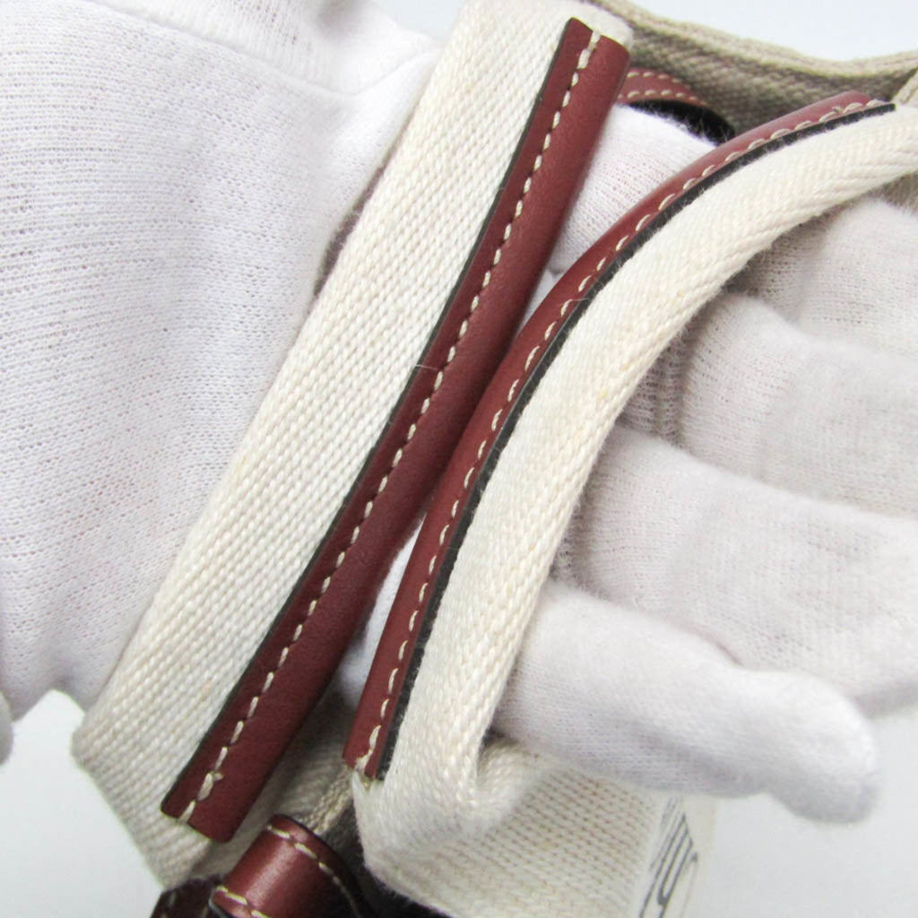 Chloé Woody Mini · Canvas & Leather
