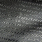 Prada Logo Jacquard · Leather