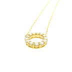 4°C Circle Diamond · 18K Yellow Gold