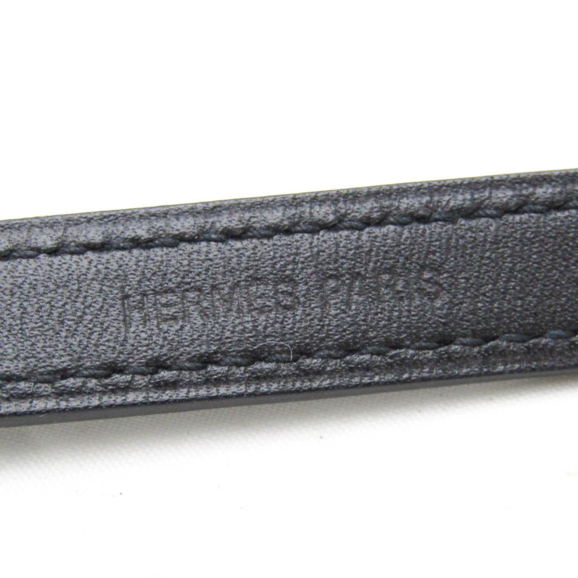 Hermès Leather & Metal Bangle