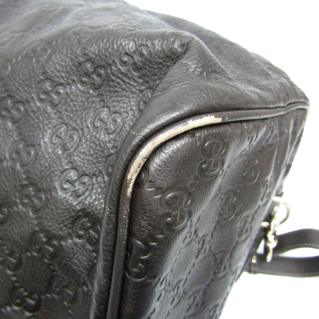 Gucci Guccissima · Leather Boston Bag
