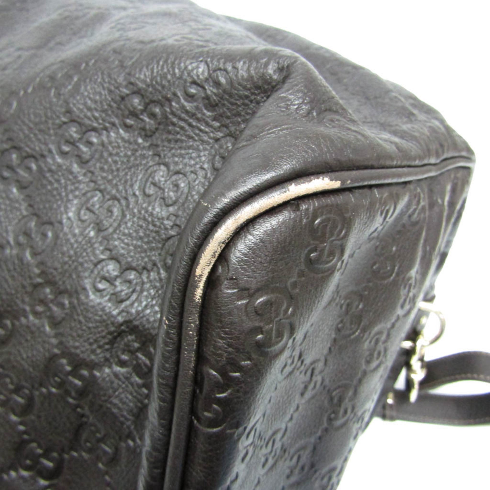 Gucci Guccissima · Leather Boston Bag