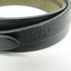 Hermès Hapi · 4-Row Leather Wrap Bangle