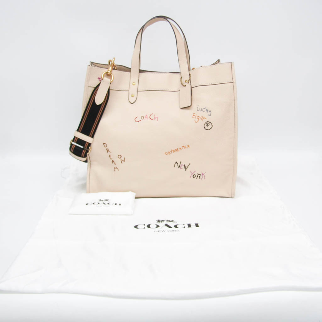 Coach Field Tote 40 · Embroidered Leather