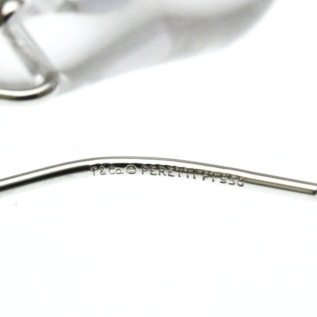 Tiffany Teardrop · Crystal · 18K White Gold