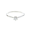 Tiffany Solitaire · Platinum · 0.22ct Diamond