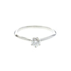 Tiffany Solitaire · Platinum · 0.22ct Diamond