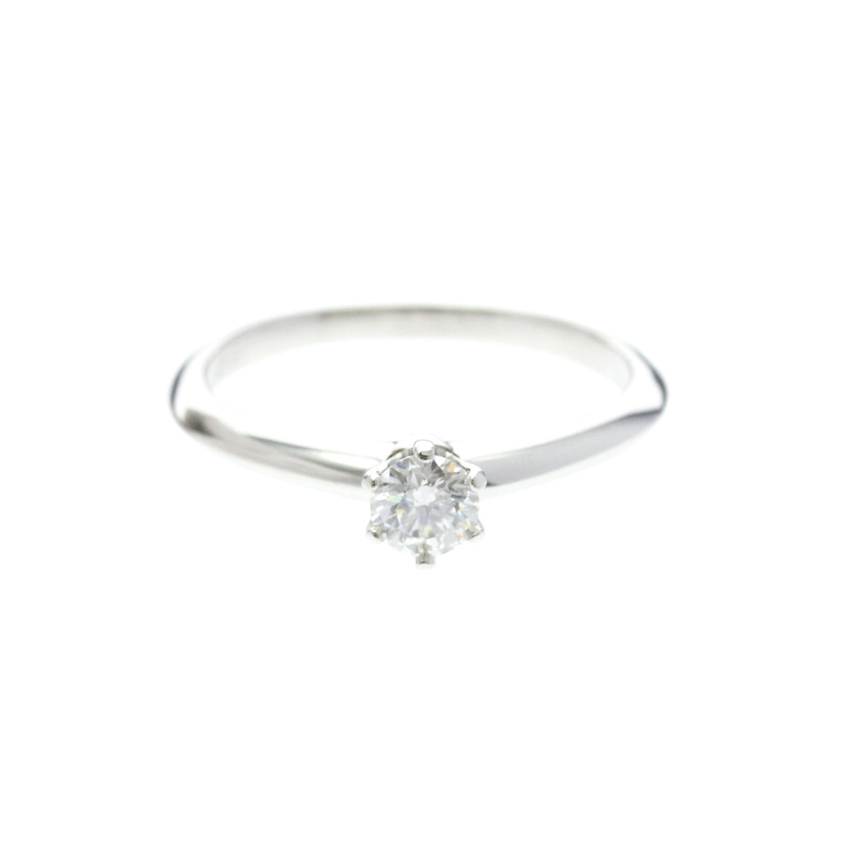 Tiffany Solitaire · Platinum · 0.22ct Diamond