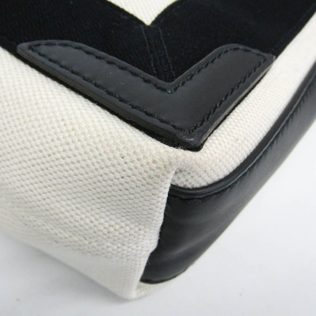 Balenciaga Navy Cabas XS · Canvas & Leather