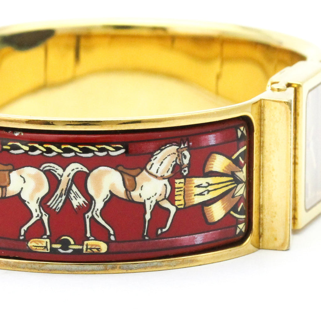 Hermès Loque · Gold Plated · Quartz