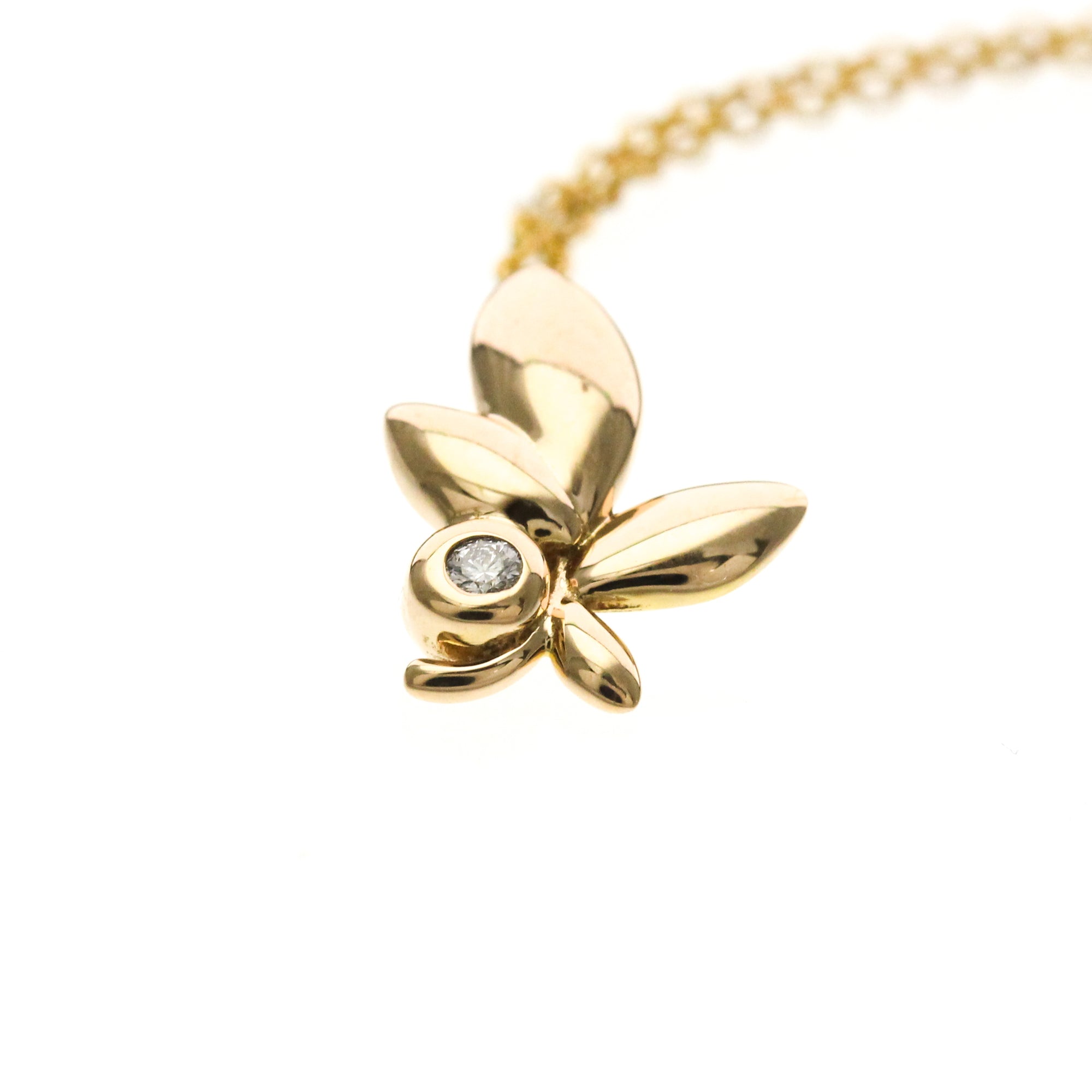 Tiffany Olive Leaf · Rose Gold · Diamond