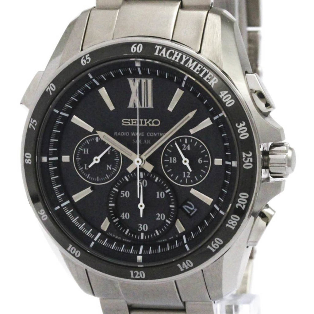 Seiko Brightz · Steel · Solar Chronograph