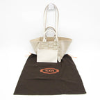 Tod's Double-Handle Shopping Bag · Linen