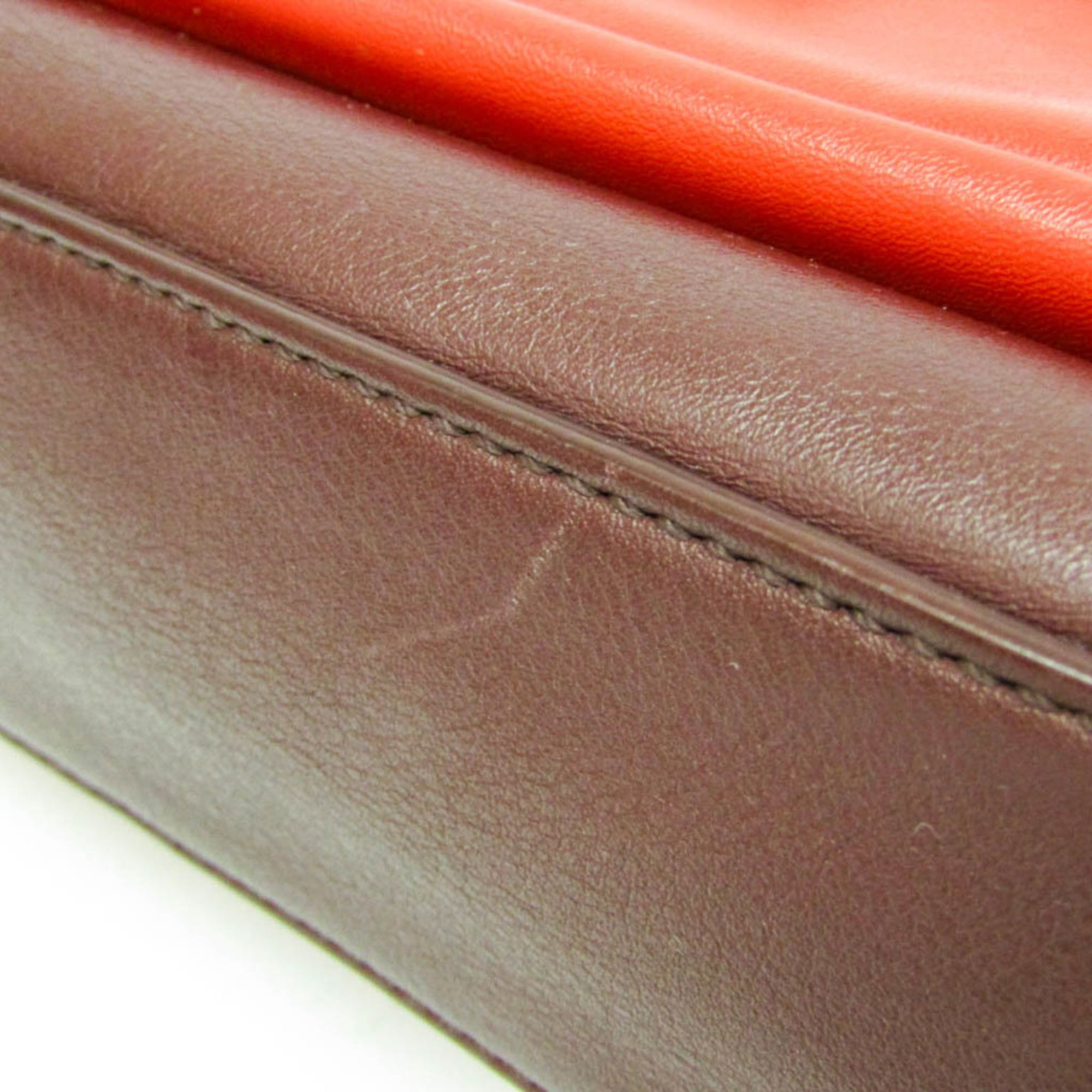 Fendi · Leather Shoulder Bag · Gold Hardware
