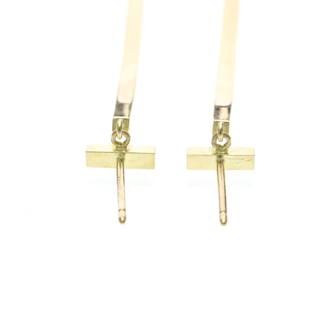 Tiffany T · T-Bar Earrings · 18K Yellow Gold