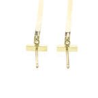 Tiffany T · T-Bar Earrings · 18K Yellow Gold