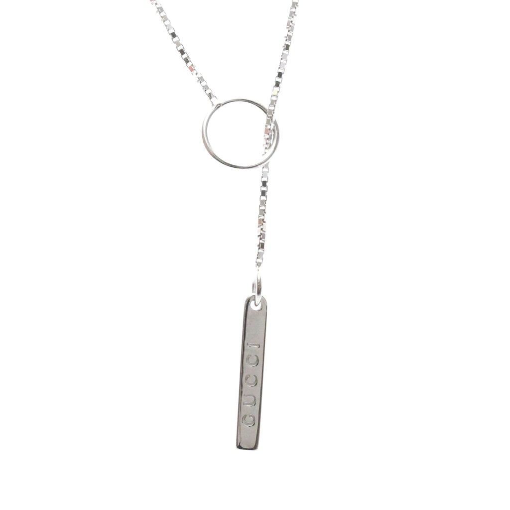 Gucci Lariat · 18K White Gold