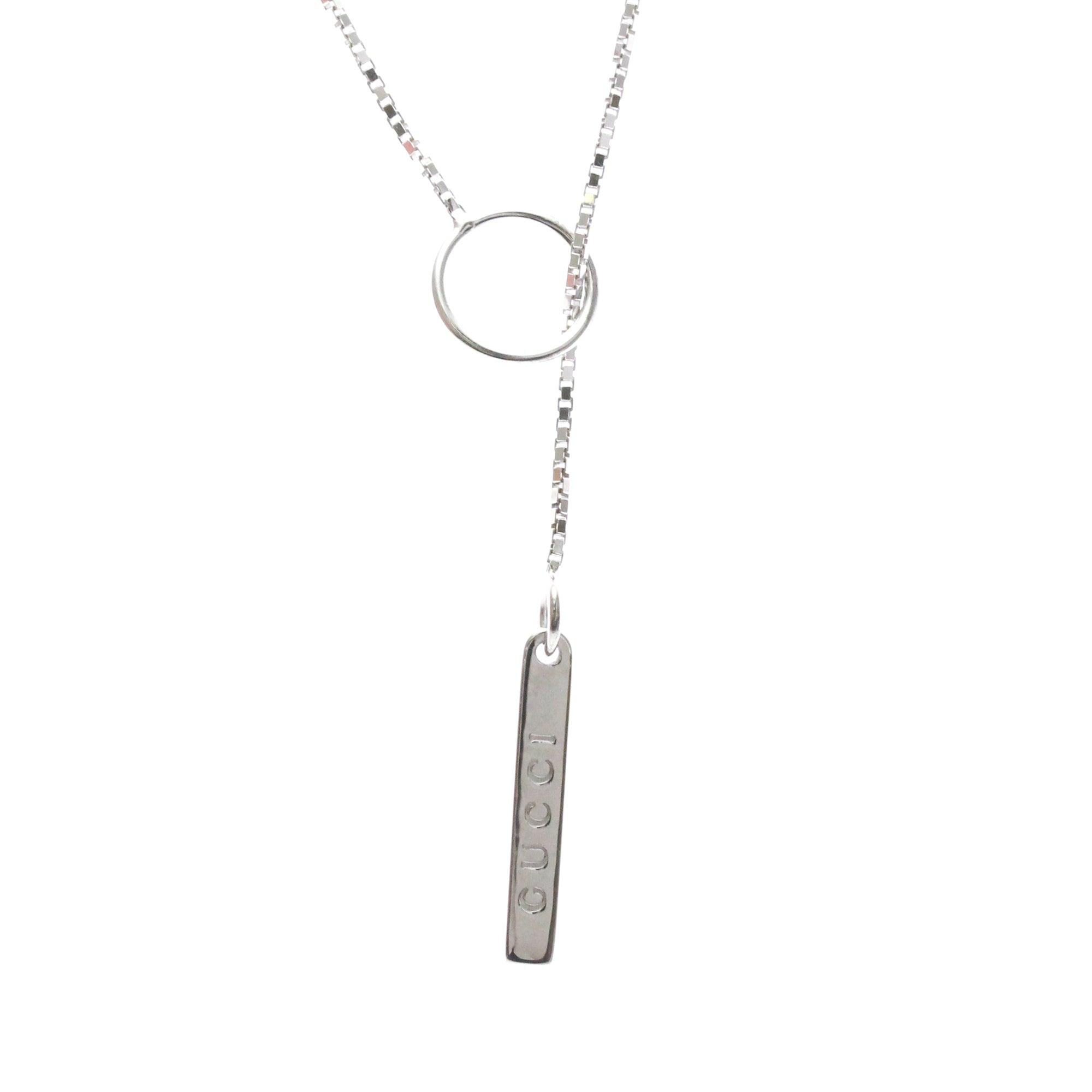 Gucci Lariat · 18K White Gold